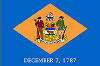 Image of the Delaware state flag.
