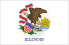 Image of the Illinois state flag.