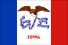 Image of the Iowa state flag.