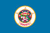 Official State Flag of Minnesota.