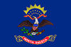 Image of the North Dakota state flag.