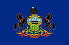 Official State Flag of Pennsylvania.