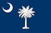 Image of the South Carolina state flag.