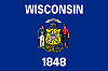 Official State Flag of Wisconsin.
