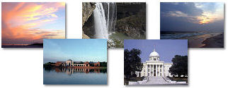 Alabama State collage of images. Alabama State collage of images.