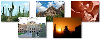Arizona State collage of images. Arizona State collage of images.