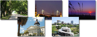 South Carolina State collage of images. South Carolina State collage of images.