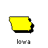 Iowa State Map Icon Iowa State Map Icon