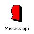 Mississippi State Map Icon Mississippi State Map Icon