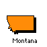 Montana State Map Icon