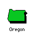Oregon State Map Icon Oregon State Map Icon