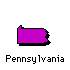 Pennsylvania State Map Icon Pennsylvania State Map Icon