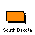 South Dakota State Map Icon South Dakota State Map Icon