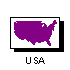USA Map Icon