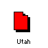 Utah State Map Icon Utah State Map Icon