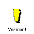 Vermont State Map Icon Vermont State Map Icon