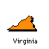 Virginia State Map Icon
