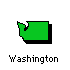 Washington State Map Icon Washington State Map Icon