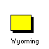 Wyoming State Map Icon
