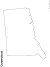 Connecticut State Blank Outline Map