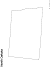 North Dakota State Blank Outline Map
