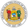 Image of the Delaware state seal.