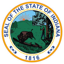 The Official State Seal of Indiana - The US50