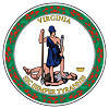 Image of the Virginia state seal. Image of the Virginia state seal.